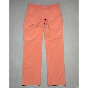 Bonobos Maide Golf Pants Mens 33x33 Coral Performance Stretch Straight Leg